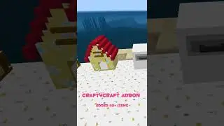 Craftycraft addon_Funituremod #furnitureminecraft #mcpe #craftycraft #crafts #minecraft #interior