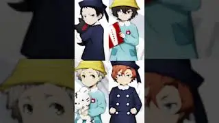 誰が好き？#文豪ストレイドッグス #中原中也 #太宰治 #芥川龍之介 #中島敦