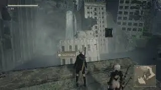 NieR Automata Flooded City Long Jump as 9S combo explained