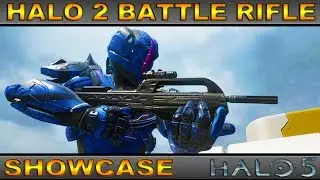 Halo 2 Battle Rifle - Mythic Weapon Showcase - Halo 5 Guardians