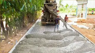 Unbelievable Concrete Road Building Techniques Mind-blowing Modern Construction Technology.