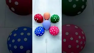 Colorful Butterfly Balloons 🎉 | Relaxing Balloon Burst #shorts