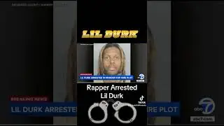 Rapper Arrested #music #lildurk #hiphop #rap #crime #news #tragic #Durk #shorts