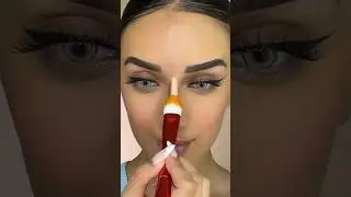 trying VIRAL contour hack.. pass or fail???? 🧐 #ashortaday #makeuphacks #viralhacks #shorts
