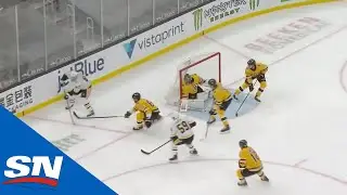 Sidney Crosby Sets-Up Jake Guentzel Goal With Slick Backhand Pass