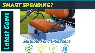NOKINS Club Car DS Diamond Seat Covers: Stunning Golf Cart Makeover!