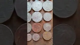 Philippine old coins #1980s- #1990s #shorts