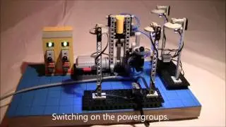 Lego Pneumatic Electric Generator