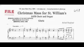 Christmas Mass for St. William's -  Gloria