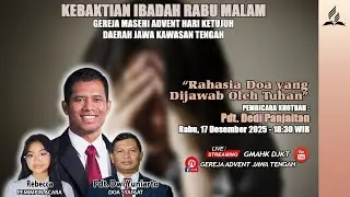 🔴LIVE | KEBAKTIAN IBADAH RABU MALAM
