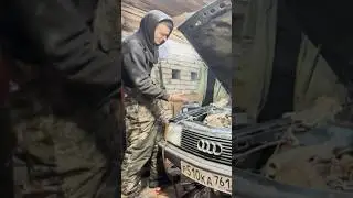 Оживление дизельной Ауди 100