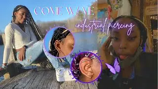 VLOG | getting an industrial piercing + exploring raleigh | alonya tamece