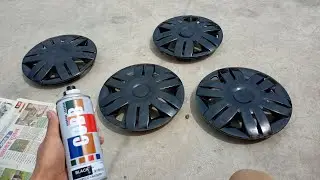 Краска для автомобильного колпака с баллончиком для краски | Maruti Zen Wheels Cover Лучшая модиф...