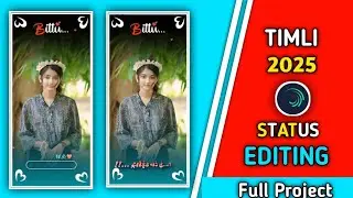 New Timli Status editing 2026🔥 || Alight motion Gujarati status editing 2026🔥 || 