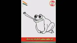 how to draw a frog #short