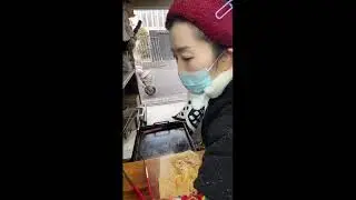 Street Food Livestream | Third-Person View of Egg Pancake Prep | Ambient Sounds