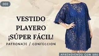 Como Hacer VESTIDO PLAYERO // Patronaje y Confección