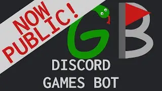 Discord Games Bot is Public! + Multiplayer Support & Typescript Port