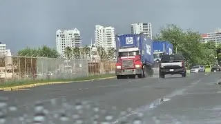 Otro dia lluvioso en Crowley #puertorico #truckesvlogs #trucking #trailer #trucker #truckdriver 