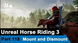 Unreal Horse Riding 3 - Mount and Dismount  - UE4 Tutorials #118