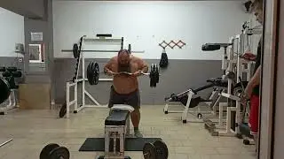 HEAVY CHEAT CURLS 108 KG &times; 4 REPS.