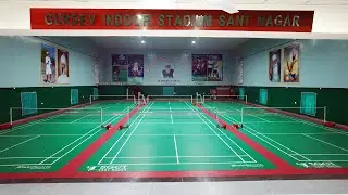 DAY 2 LIVE 5TH MEGA BADMINTON TOURNAMENT SHRI GURDEV CHARITABLE TRUST SANTNAGAR VIDEO BY DEEPU MEHTA
