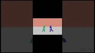 Punch vs. Kick #animation #fight #stickfigure #stickman