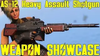 Fallout 4: AS-12 Heavy Assault Shotgun - Weapon Mod Showcase