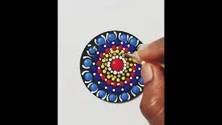 DOT MANDALA KEYCHAIN 
