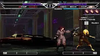 KOF MUGEN Whip Dusk 4X VS High Tech Whip 4X