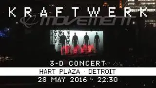 Kraftwerk - Movement Detroit 2016 - Hart Plaza, Detroit, 2016-05-28