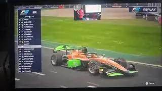 F1 25 f2 career mode, 100% race distance,  no assists, Cockpit camera f1simracing codemasters 