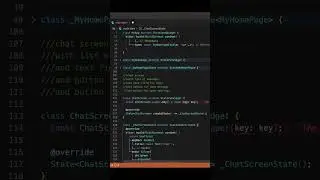 Flutter chat screen design using GitHub copilot #copilot #flutter #github #part7 #ai #chat