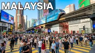 🇲🇾 KUALA LUMPUR, MALAYSIA 🔥 Bukit Bintang Is INSANE! Kuala Lumpur City Centre’s Busiest Streets 4K