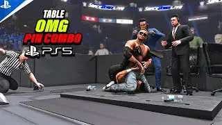 Table OMG With Rare Pinning Combo WWE 2K20! PS5