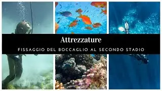 Fissaggio del boccaglio al secondo stadio dell'erogatore