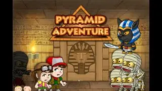 Pyramid adventure walkthrough levels 1 - 8 twoplayergames.org