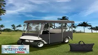 VEVOR Golf Cart Enclosure 86'' 4 Person Golf Cart Cover 4 Sided Fairway Deluxe