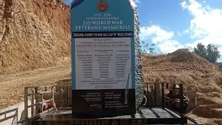 Indian History,1914-1918 Sinzawl villagers,1st World War veterans memorial,Northeast India,Manipur
