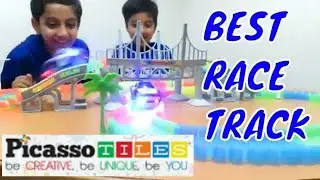 Glow in The Dark Flexible Race Tracks Picasso Tiles SUPER TRACKS ASSEMBLY ENDLESS FUN  SMASHBOXTOYZ
