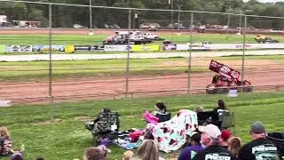 Michael&rsquo;s Mercer Raceway 305 Sprint Car heat race 7-19-25