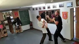 Michael Kurth-Ving Tsun  Sept-2020 (erstes gemeinsames Solotraining mit Kai nach dem Covid-Lockdown)