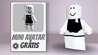 NOVO MINI AVATAR GRATIS! COMO FICAR PEQUENO DE GRAÇA NO ROBLOX!😱
