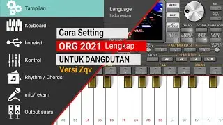 Cara SETTING ORG 2021 Untuk DANGDUTAN | Pemula