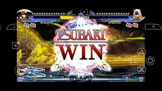 BlazBlue Continuum Shift 2 Tsubaki=Yayoi Vs 12! 