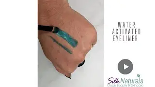 Using Loose Pigment Eyeshadow as a Water Activated Eye Liner Silk Naturals