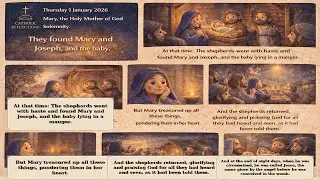 Catholic Reflections - Gospel for Thursday 1 January 2026, Mary, the Holy Mother of God &ndash; Solemni...