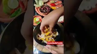 Prawns Magahi Pakoda 🔥 Viral Street Food ☺️ indian street food #shorts