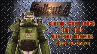 Fallout 4 Modding Tutorial: Custom Power Armor Paint Job - Start to Finish