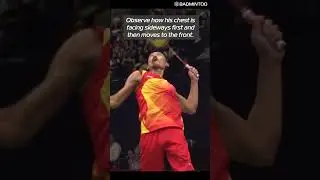 Tips from Lin Dan's smash technique #badminton #badmintoncoach #technique
